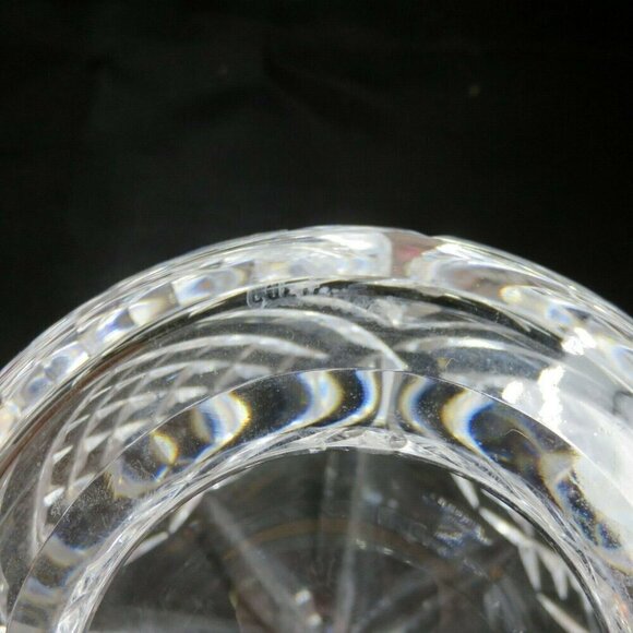 Waterford Crystal Glass Ireland Diamond Cut Paperweight Executive Office Desk - Picture 11 of 13